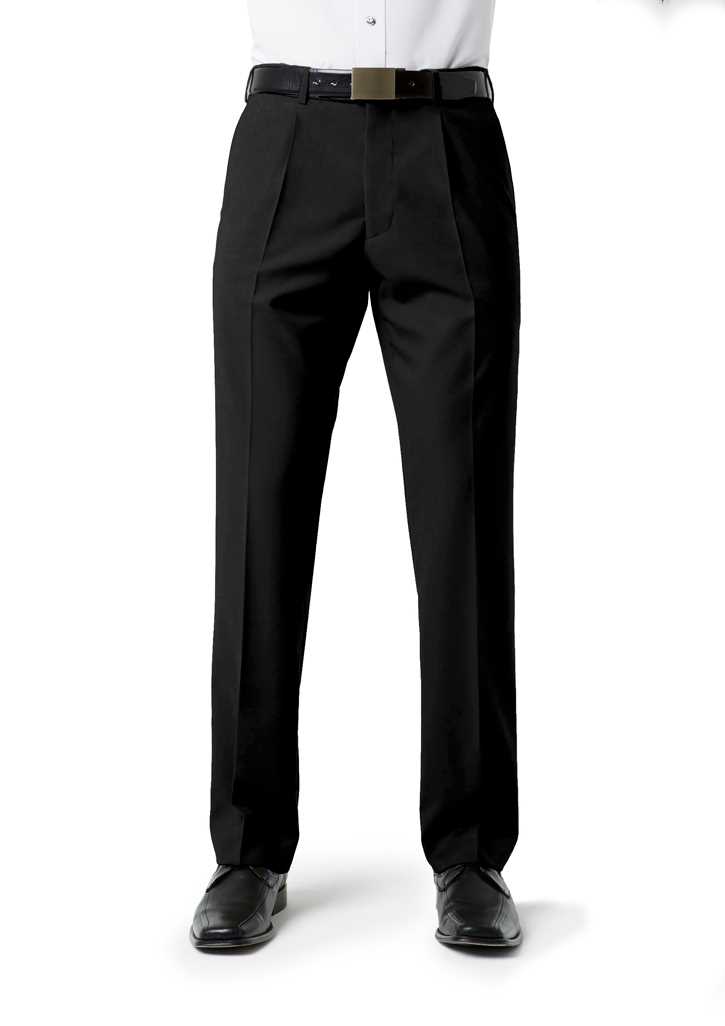 Pukeko Rental Managers Mens Pleat Front Pant
